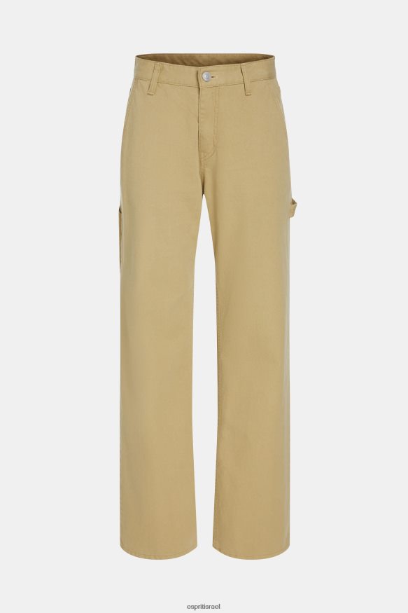 דֵנִים il ESPRIT x Rest & Recreation נשים מכנסי קפסולה מטען ג'ינס בז' X088P4476