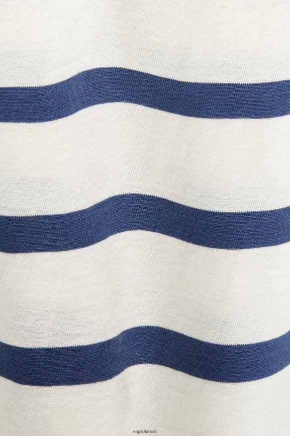 חולצות טריקו il Esprit גברים חולצת טי ג'רסי פסים, 100% כותנה קרח X088P4591