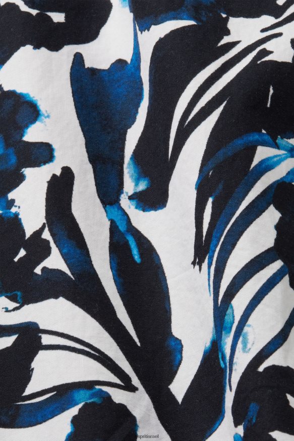 חולצות il Esprit גברים חולצה עם שרוולים קצרים בדוגמת 100% כותנה חיל הים X088P4613