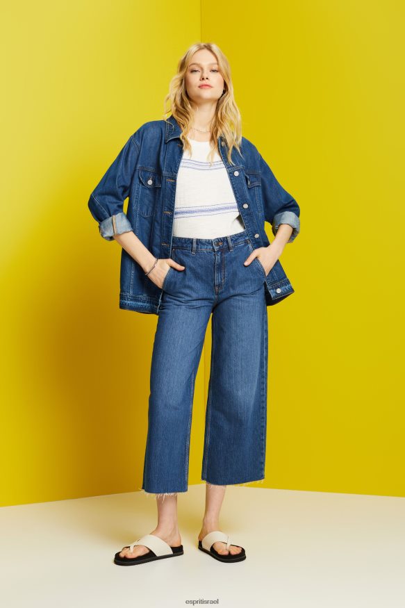 חולצות טריקו il Esprit נשים חולצת טי רקומה, 100% כותנה קרח X088P497