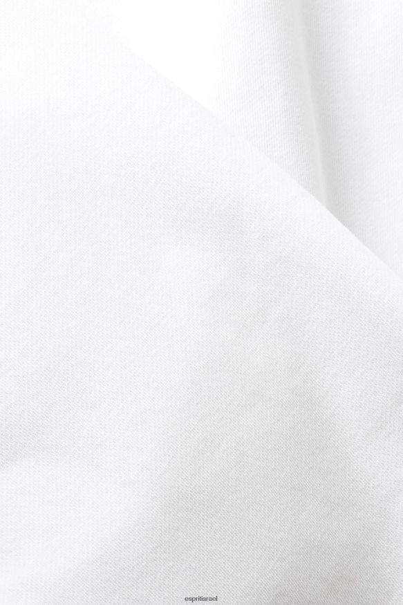 סווטשירטים וקפוצ'ונים il Esprit נשים סווטשירט קצוץ לבן X088P4153