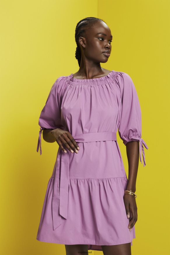 שמלות il Esprit נשים שמלת מיני פופלין מחוץ לכתף סָגוֹל X088P4180