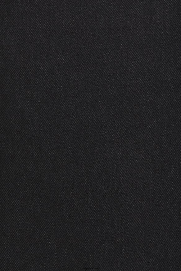 דֵנִים il Esprit נשים מכנסי ג'ינס רחבים עם מכפלת אסימטרית כביסה בינונית שחורה X088P4212