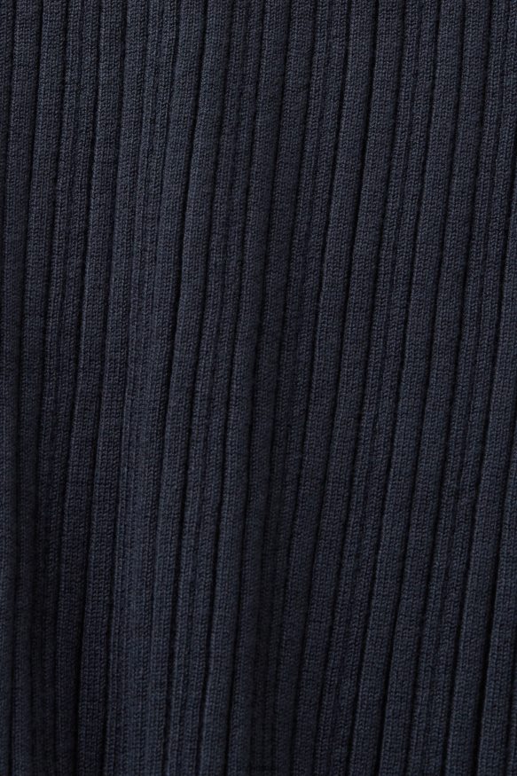 חצאיות il Esprit נשים חצאית מידי סריג צלעות כחול בנזין X088P421