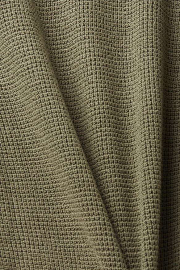 סווטשירטים וקפוצ'ונים il Esprit נשים קפוצ'ון סרוג חאקי בהיר X088P4244