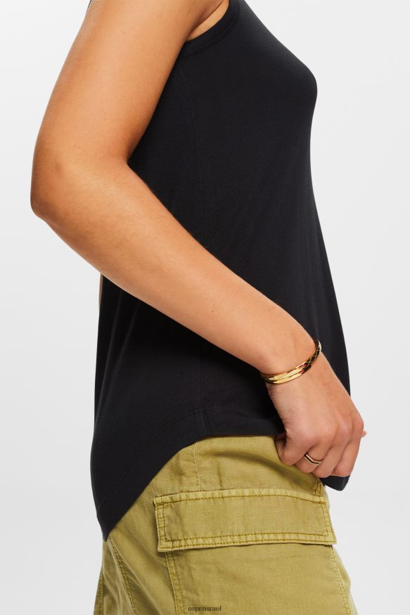 אֵפוֹד il Esprit נשים חלק עליון של אפוד ויסקוזה שָׁחוֹר X088P4260