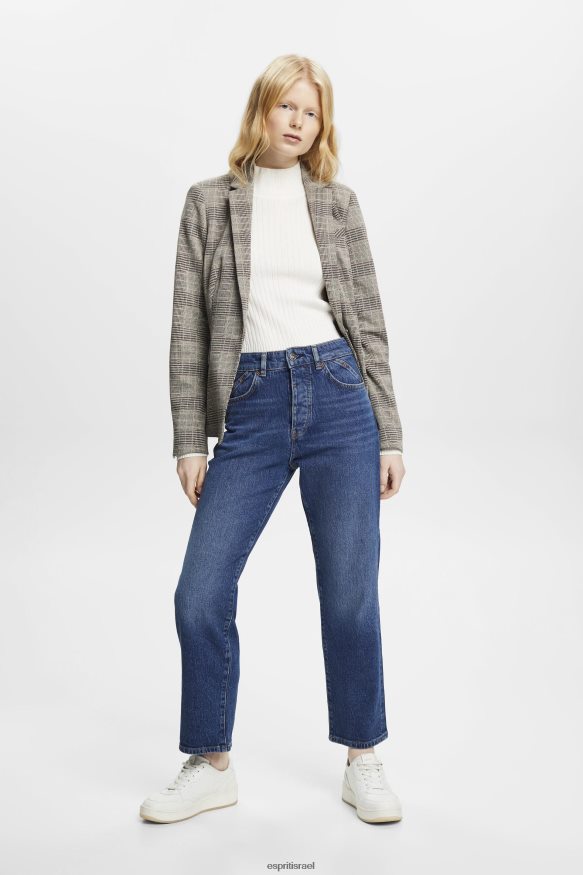 דֵנִים il Esprit נשים ג'ינס אבא בקומה גבוהה כביסה בינונית כחולה X088P4314