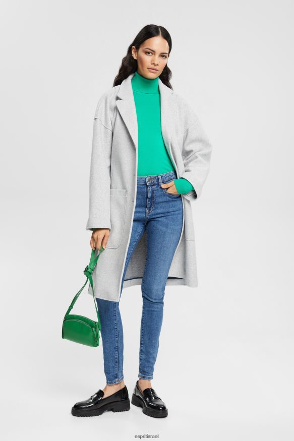 דֵנִים il Esprit נשים ג'ינס סקיני גבוה עם טנסל כביסה בינונית כחולה X088P4322