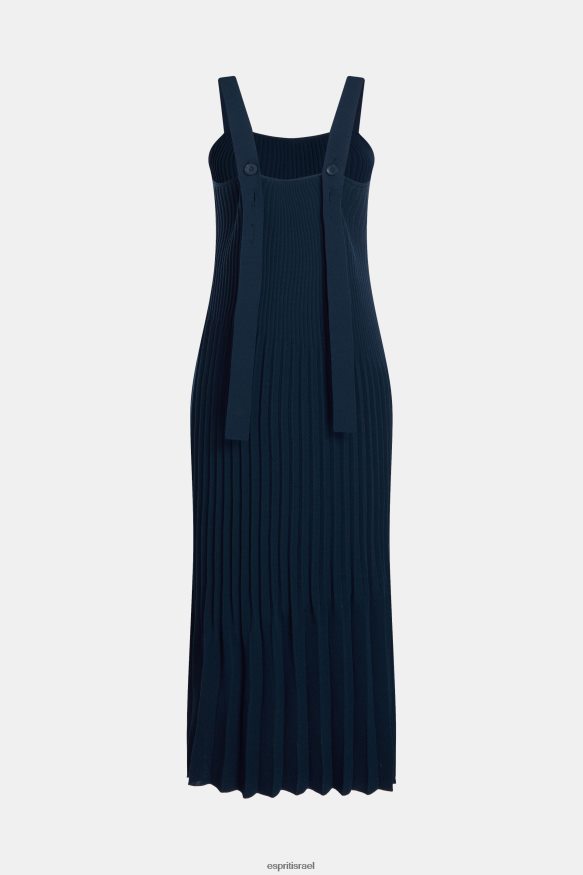 שמלות il Esprit נשים שמלת רצועת קפלים חיל הים X088P4388