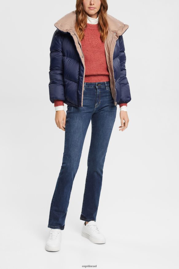 דֵנִים il Esprit נשים ג'ינס ברגליים ישרות כביסה כחולה כהה X088P4439