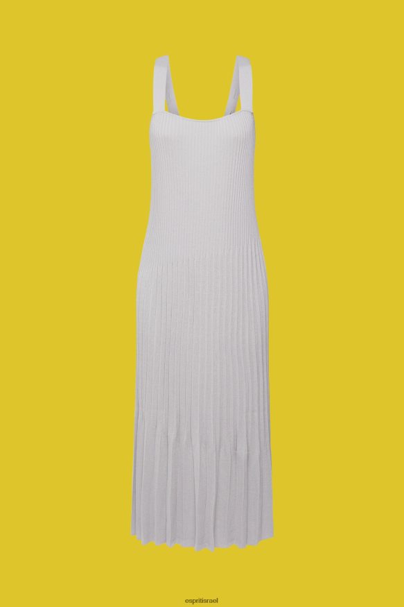 שמלות il Esprit נשים שמלת רצועת קפלים אפור בינוני X088P4490