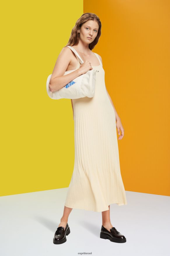 שמלות il Esprit נשים שמלת רצועת קפלים חוֹל X088P4492