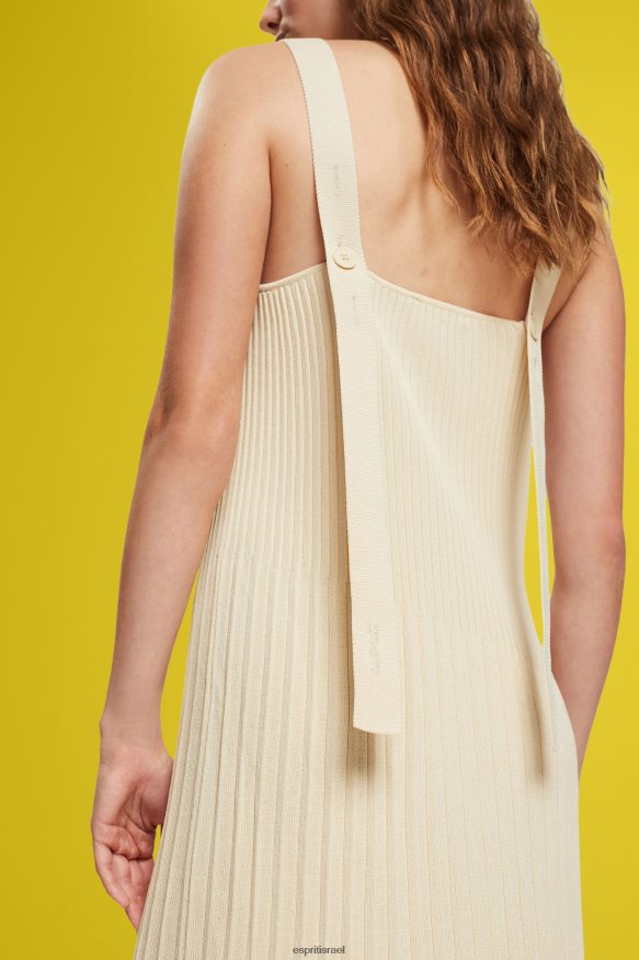 שמלות il Esprit נשים שמלת רצועת קפלים חוֹל X088P4492