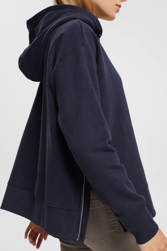 סווטשירטים וקפוצ'ונים il Esprit נשים קפוצ'ון סווטשירט חיל הים X088P4511