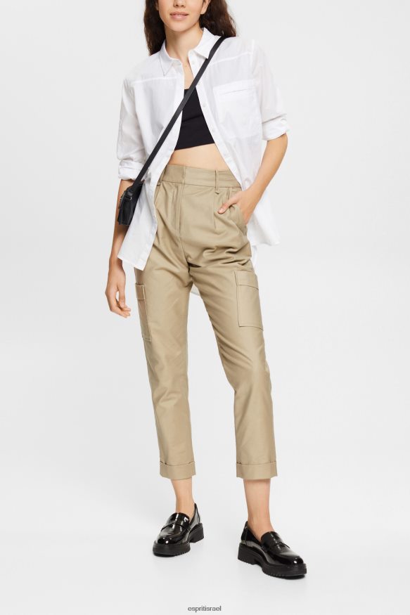 חולצות il Esprit נשים חולצת חולצה, כותנה אורגנית לבן X088P4541