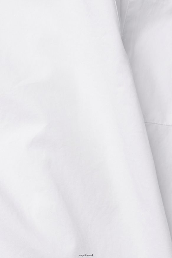 חולצות il Esprit נשים חולצת חולצה, כותנה אורגנית לבן X088P4541