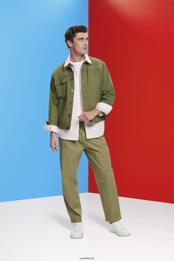 חולצות il Esprit גברים חולצת כותנה מכופתרת וָרוֹד X088P4662