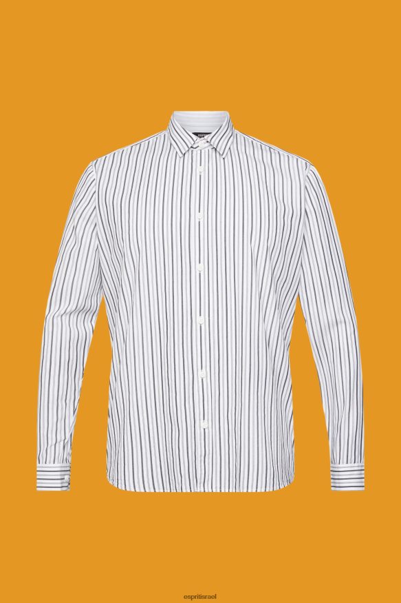 חולצות il Esprit גברים חולצת פסים לבן X088P4786