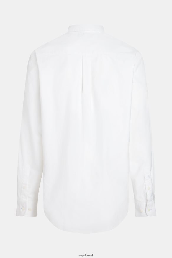 חולצות il Esprit גברים חולצת אוקספורד בכושר רגיל לבן X088P4799