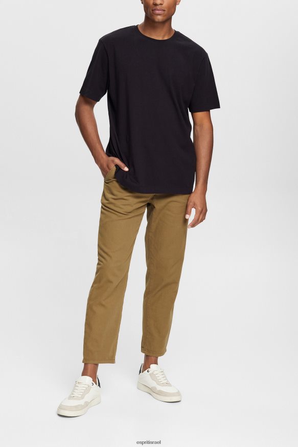 חולצות טריקו il Esprit גברים חולצת טי פשוטה שָׁחוֹר X088P4928