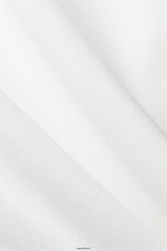 פולו il Esprit גברים חולצת פולו פיקה עם שרוולים ארוכים צבע קרם X088P4951