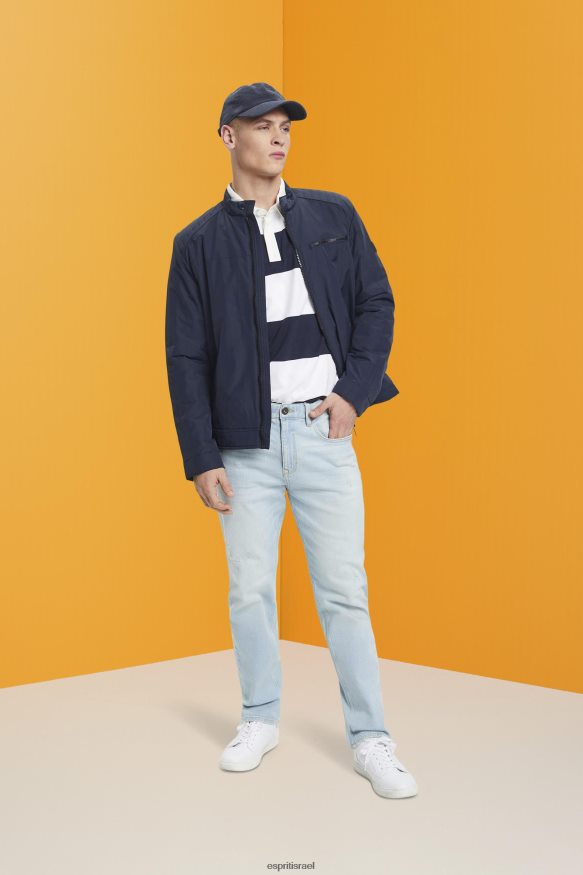 ז'קטים il Esprit גברים מעיל ripstop דוחה מים חיל הים X088P4712